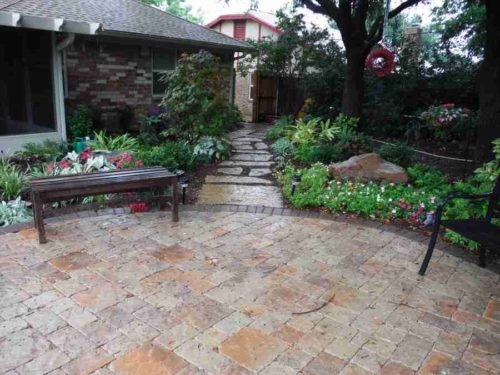 flagstone patio