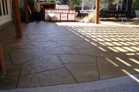 stamped concrete - landscaping ideas