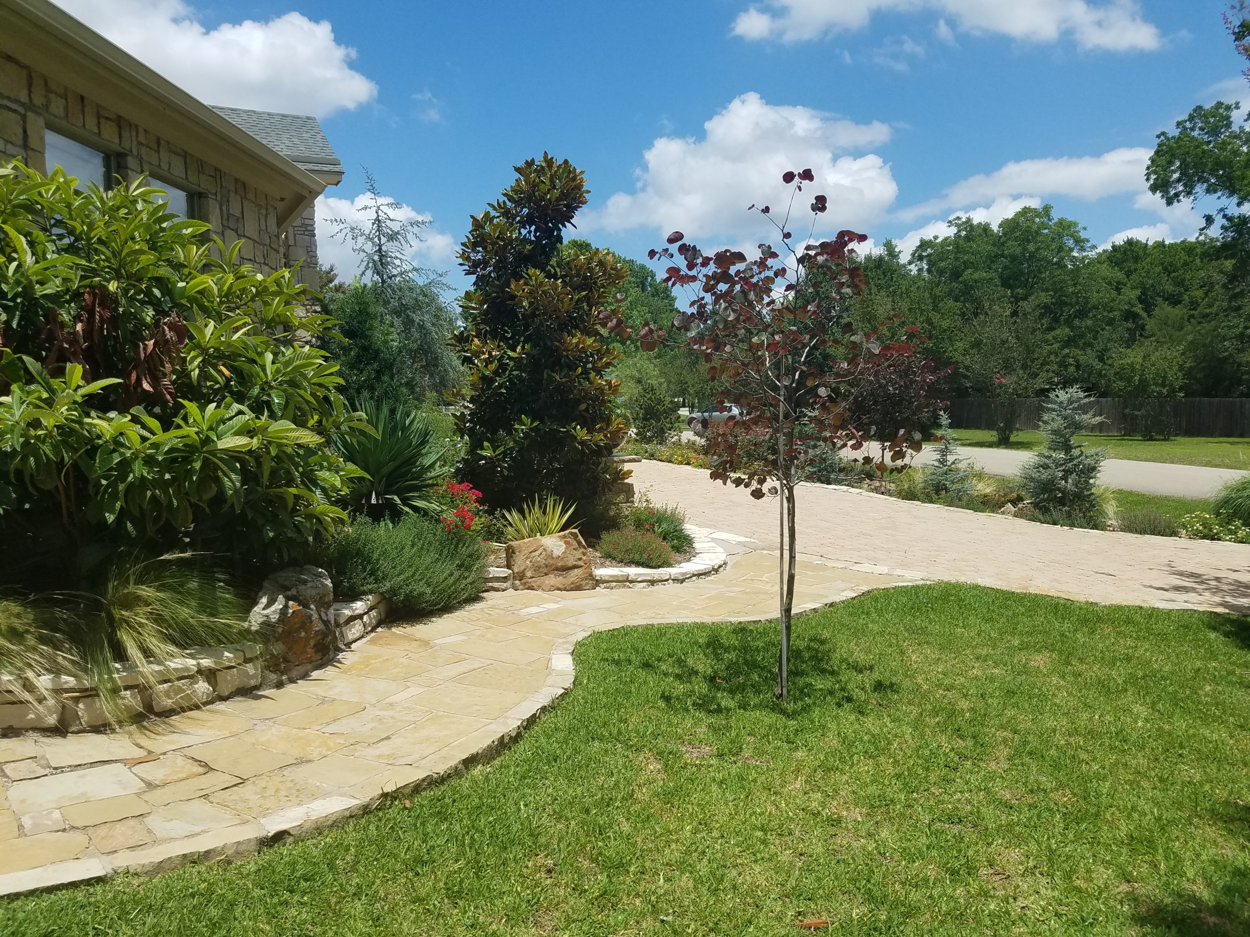 stone walkway